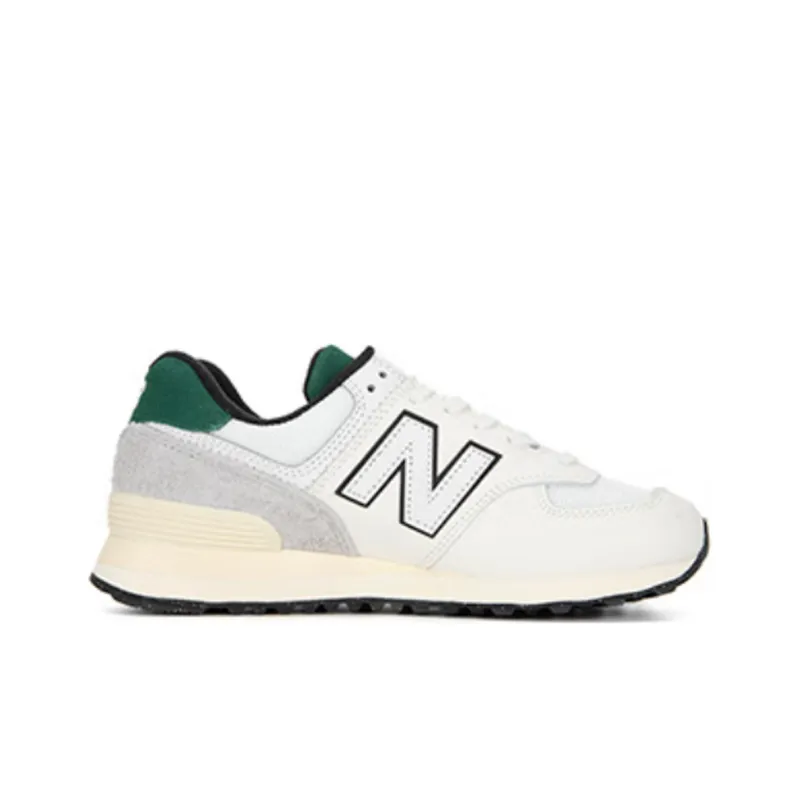New Balance 574 White Green-1