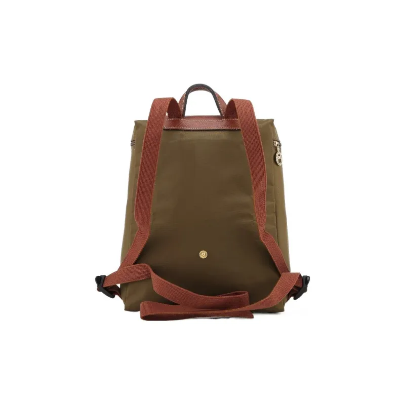 LONGCHAMP Le Pliage Fabric Backpack Women's Army Green-2