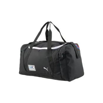 PUMA BMW M Motorsport Polyester Suitcase Handbag Shoulder Bag Crossbody Bag Travel Bag Regular Unisex Black