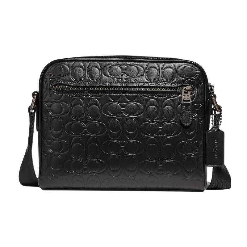 COACH Metropolitan Calfskin Camera Bag Shoulder Bag Crossbody Bag Men's Black-0