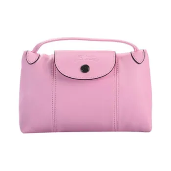 LONGCHAMP Le Pliage Cuir Sheepskin Shoulder Bag Crossbody Bag Regular Women's Pink