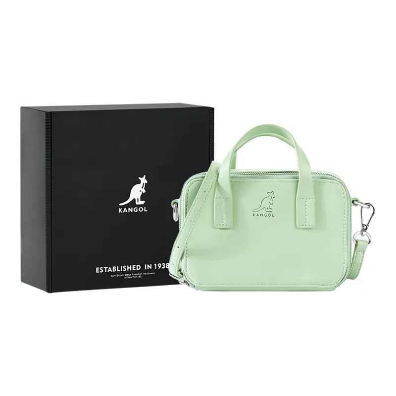 KANGOL PU Camera Bag, Tofu Bag, Handbag, Shoulder Bag, Crossbody Bag Regular Women's Multicolor-18