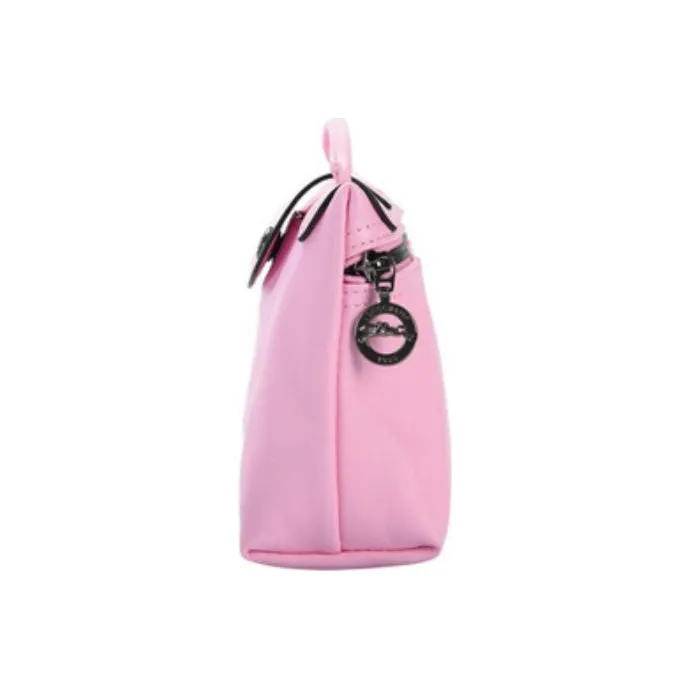 LONGCHAMP Le Pliage Cuir Sheepskin Shoulder Bag Crossbody Bag Regular Women's Pink-3