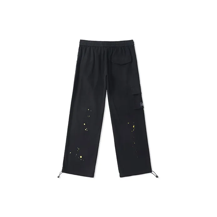 LAMLICKA Casual Pants Unisex Black-1