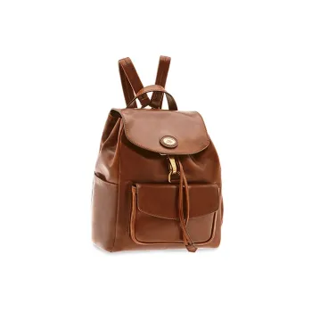 THE BRIDGE Leather Backpack Women's Brown