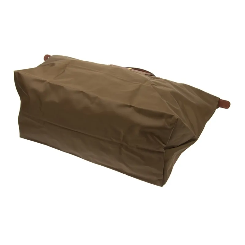 LONGCHAMP Fabric Travel Bag Portable Large Size Women's Khaki-2
