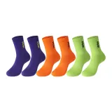 1 Set 6 Pack (Purple+Orange+Green)