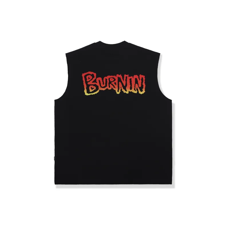BURNIN Tank Tops Unisex Black-1