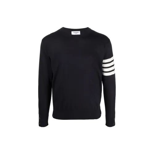 THOM BROWNE Sweaters Men Navy Blue