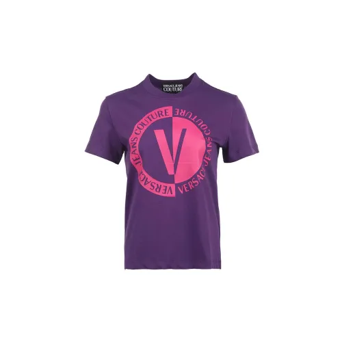 VERSACE JEANS COUTURE T-Shirts Women's Dark Purple