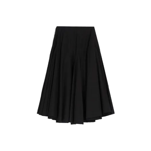 SportMax Casual Long Skirts Women's Black