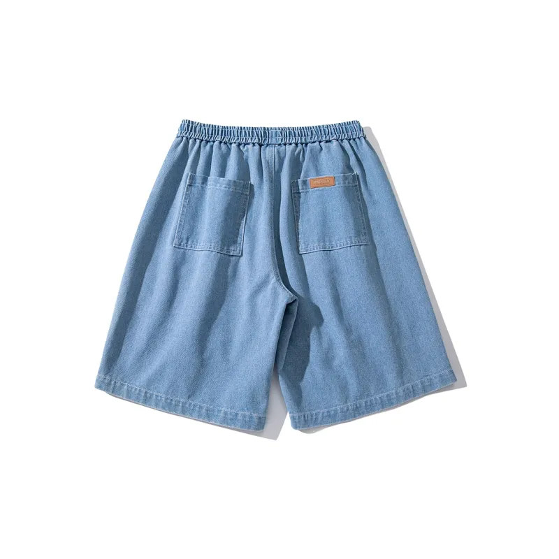 AMBER LIGHT Denim Shorts Unisex-8