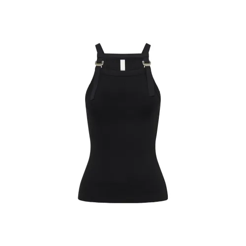 DION LEE Safety-harness Ribbed Tank Top