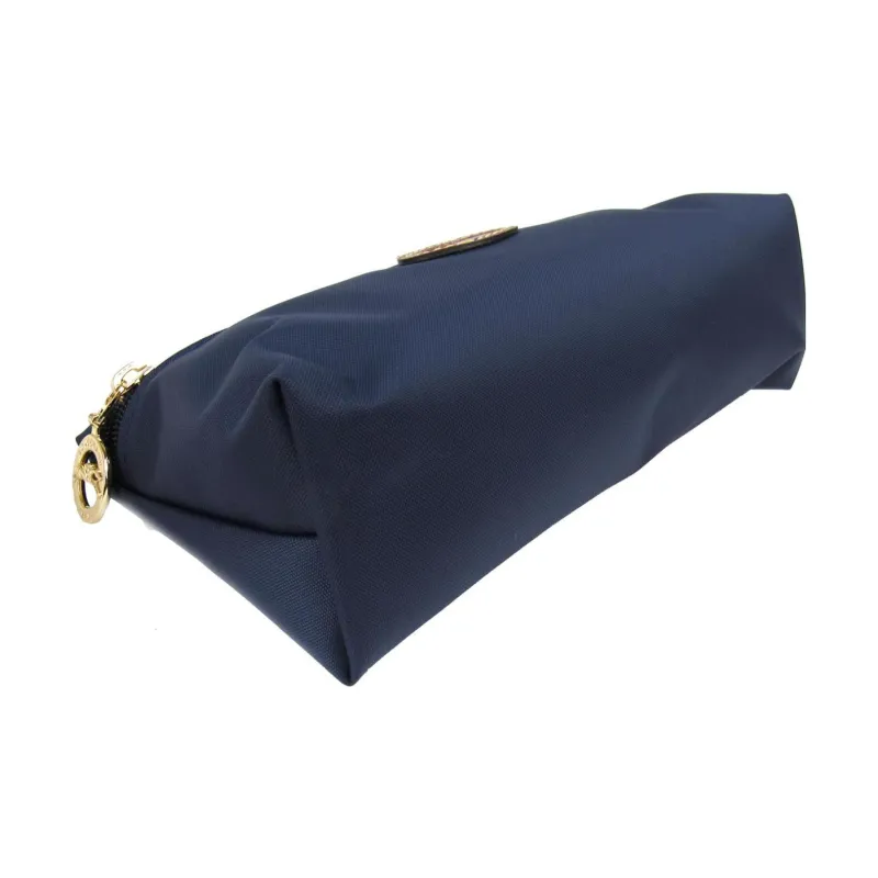 LONGCHAMP Le Pliage Canvas Portable Makeup Bag Clutch Unisex Navy-3