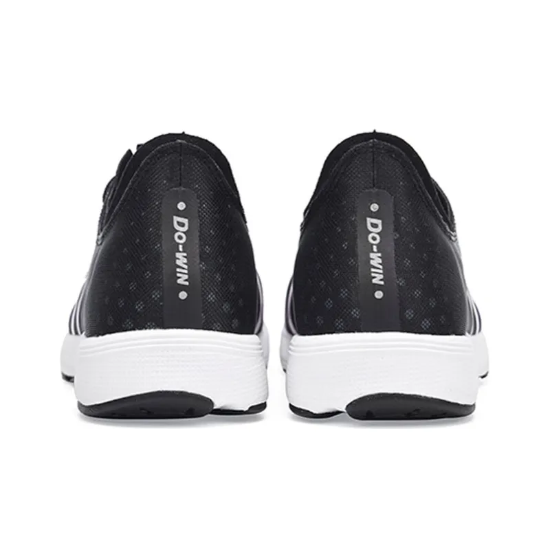 DO WIN Cushioning Slip Resistant And Abrasion Resistant Low Top Carbon Plate Running Shoes Unisex Black-3