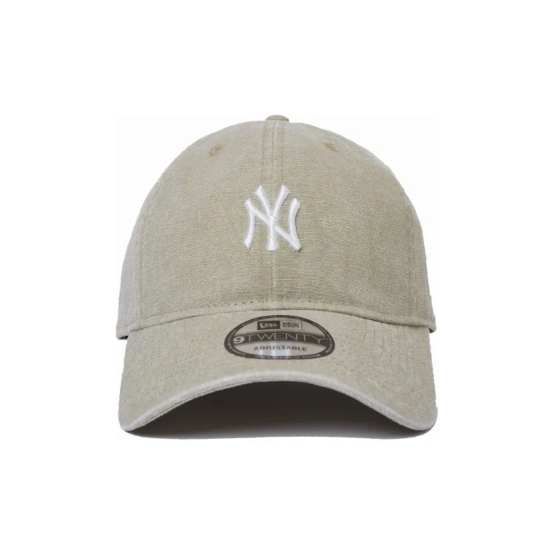 New Era Cotton Baseball Caps Unisex Beige-1