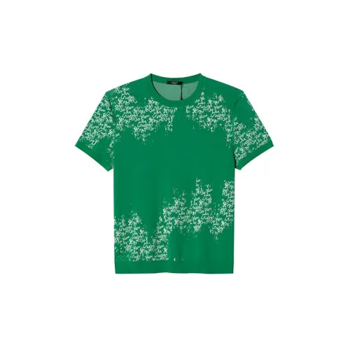 LIU·JO UOMO T-Shirts Men Green/White