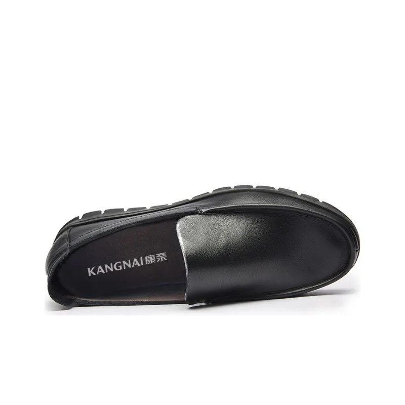 KANGNAI Casual Single Shoes Men's Black-2