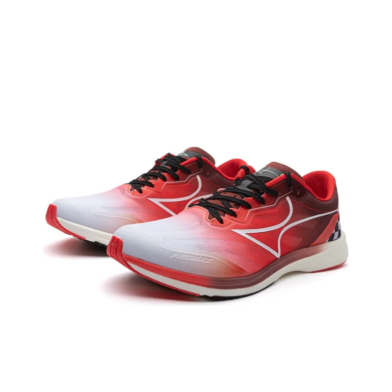 HEALTH KM2 Low Top Sprint Running Shoes Unisex Racing Track Red-2