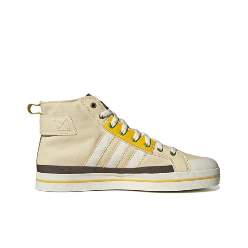 Adidas Neo City Canvas Hi 'White Yellow'-1