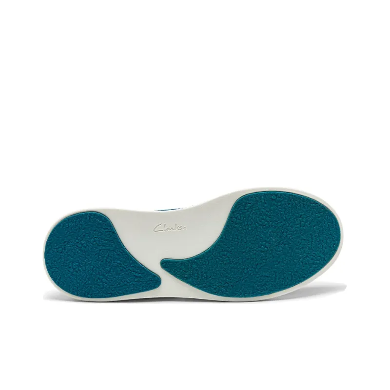 Clarks Qilu Low Top Sports Casual Shoes Men's Turquoise-4