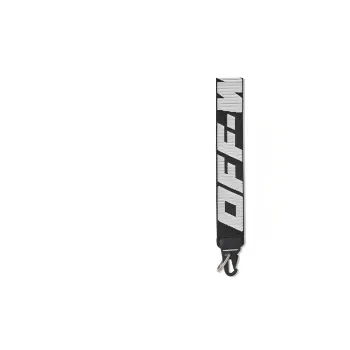 OFF WHITE Logo Embellished Strap 2.0 Industrial Keyring