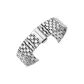 [Curved Interface]Five-Link Steel Band-Silver