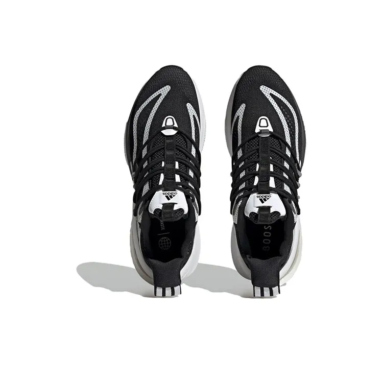 Adidas Alphaboost V1 Core Black Cloud White-3