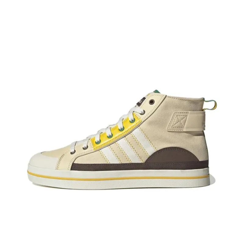 Adidas Neo City Canvas Hi 'White Yellow'-0