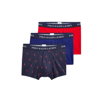 Polo Ralph Lauren Three-pack Logo-waistband Boxers