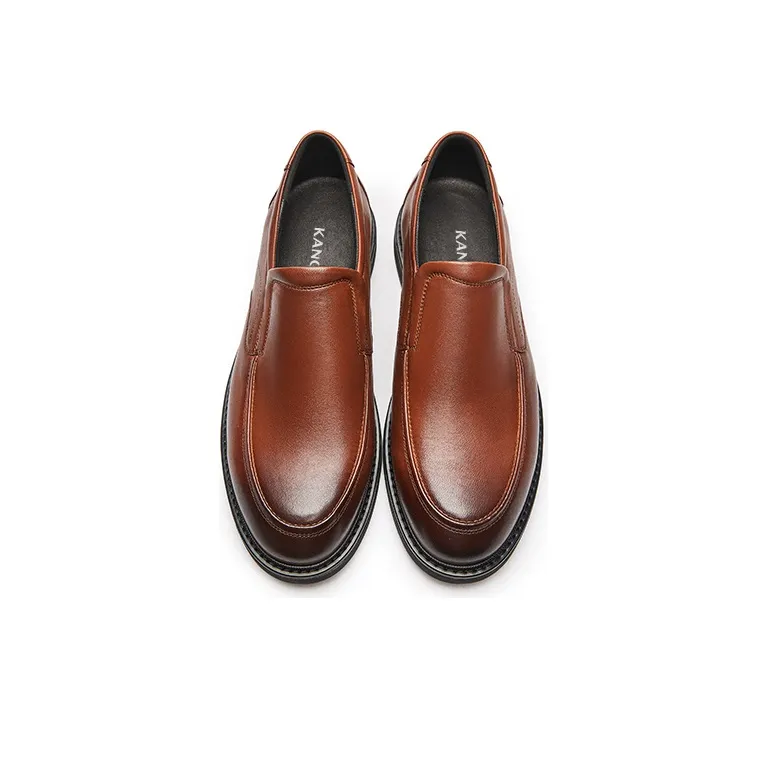 KANGNAI Men's Casual Shoes Men's Brown-2