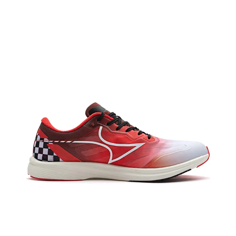 HEALTH KM2 Low Top Sprint Running Shoes Unisex Racing Track Red-1