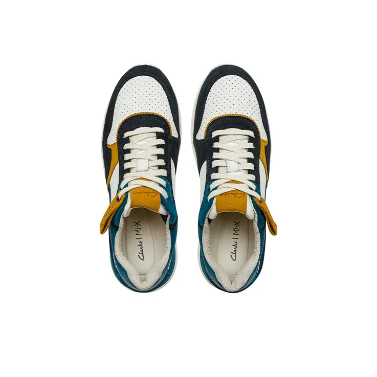 Clarks Qilu Low Top Sports Casual Shoes Men's Turquoise-2
