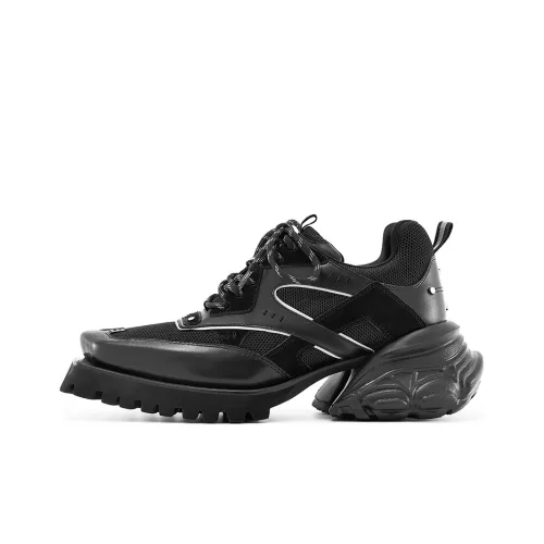 JUUJIAOOLAB Lifestyle Shoes Unisex Low-Top Black