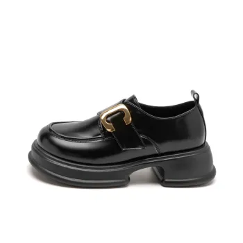 AGSDON Loafers Women's Low Top Black/Beige