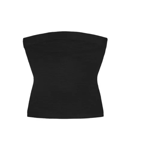 COS Strapless Tops Women's Black