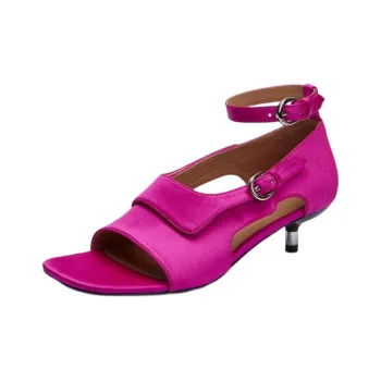 Cotemp Cella Boucle High Heel Sandal 4cm Women's Rose Red