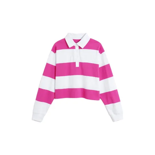 GAP T-Shirts Women's Pink Stripes