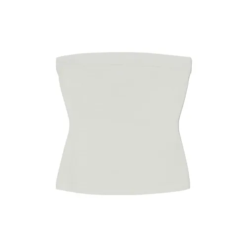 COS Strapless Tops Women's White