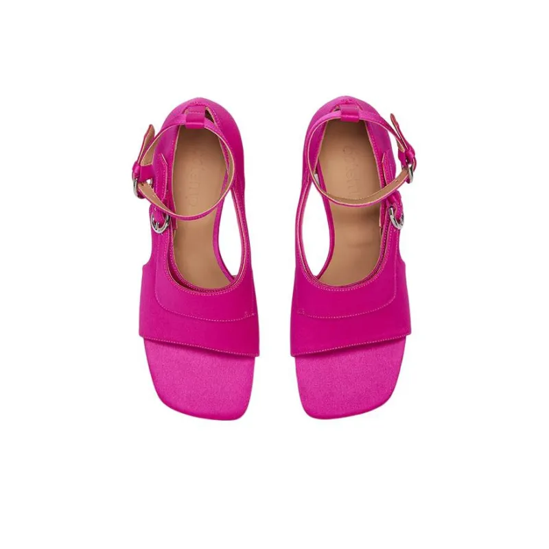 Cotemp Cella Boucle High Heel Sandal 4cm Women's Rose Red-2
