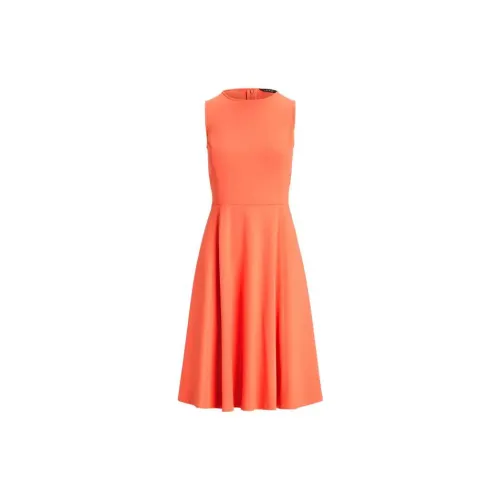 Polo Ralph Lauren Sleeveless Dresses Women's Orange
