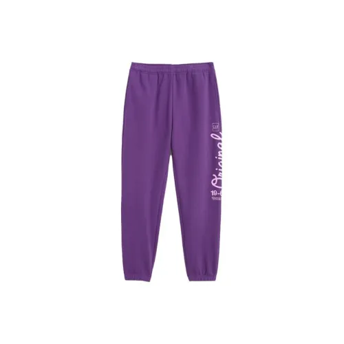 GAP Knitted Sweatpants Men Purple