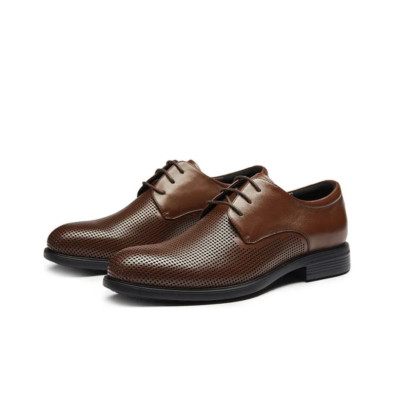 KANGNAI Men's Dress Shoes Men's Brown-1