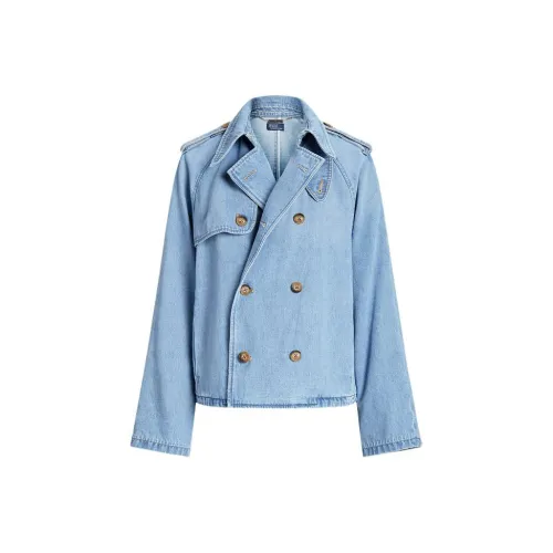 Polo Ralph Lauren Denim Jackets Women's Marine Blue