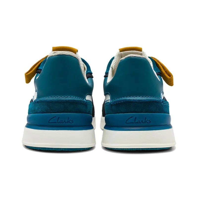 Clarks Qilu Low Top Sports Casual Shoes Men's Turquoise-3