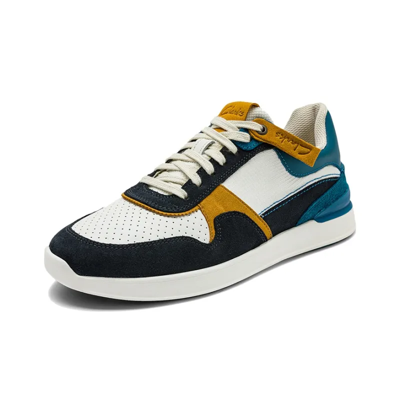 Clarks Qilu Low Top Sports Casual Shoes Men's Turquoise-1