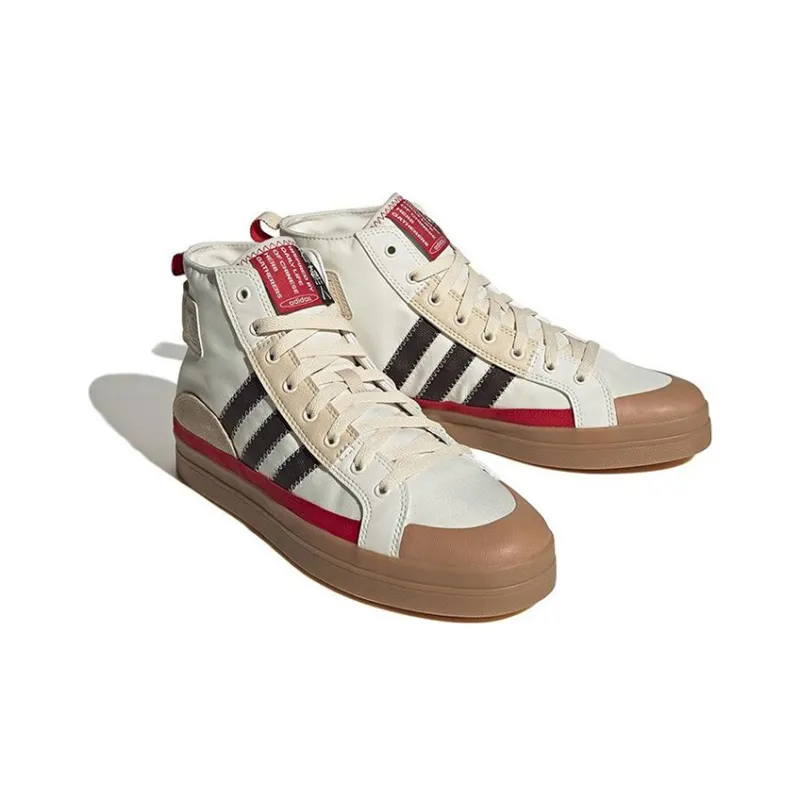 Adidas Neo City Canvas Hi 'Black White'-2