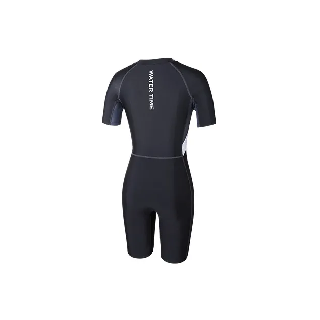 Watertime Diving Wetsuit Unisex Black White-1