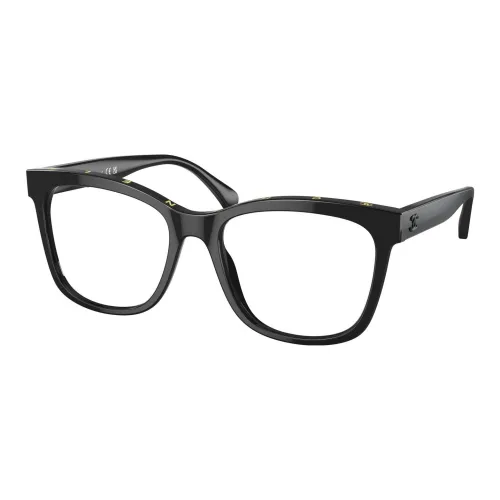 CHANEL Eyeglass Frames Women's Black