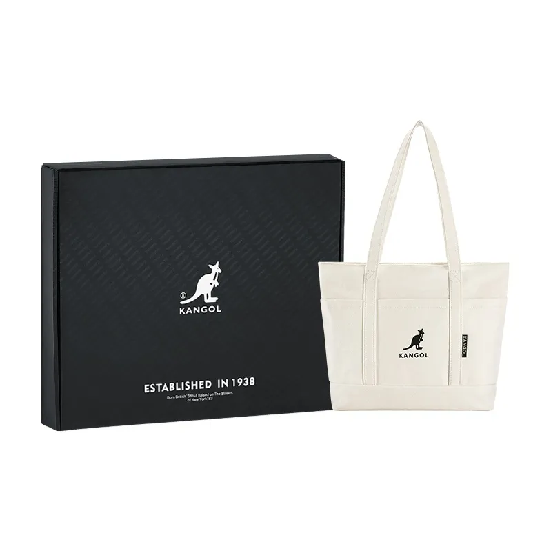 KANGOL Canvas Canvas Bag Tote Bag Shopping Bag Shoulder Bag Unisex Multicolor-5